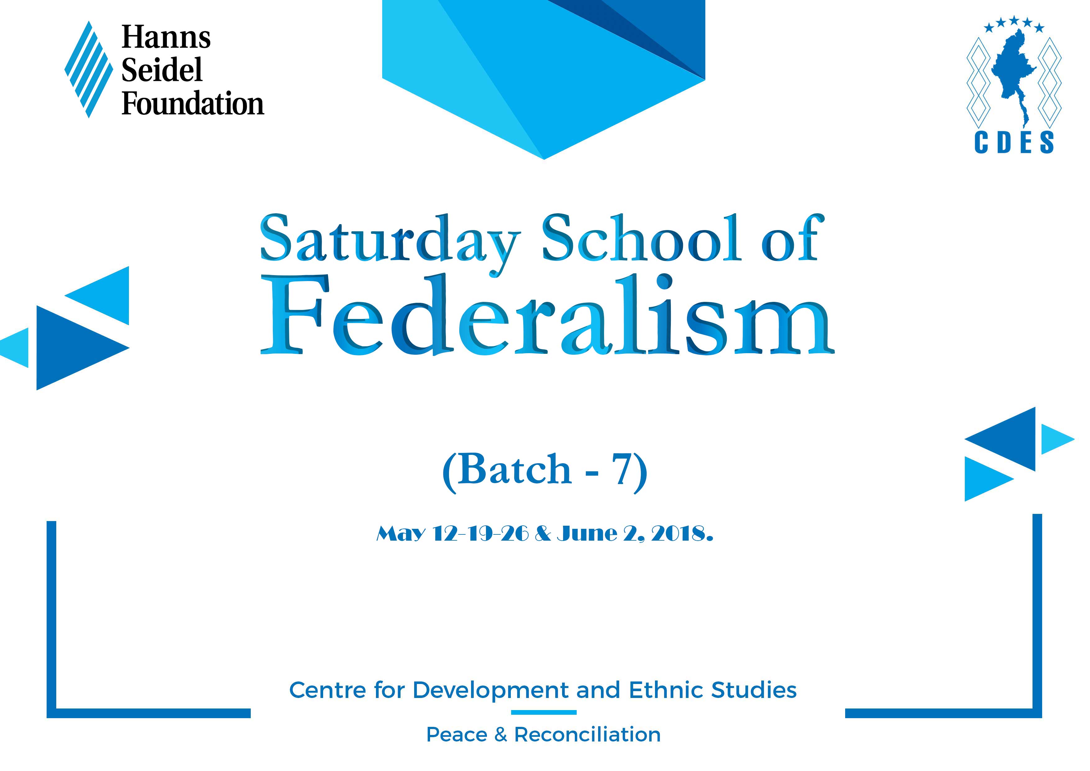 Saturday School of Federalism (Batch-7)